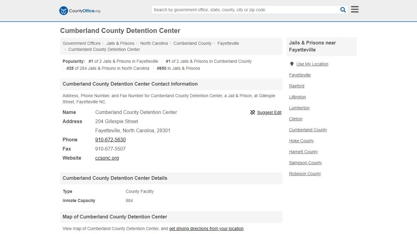 Cumberland County Detention Center